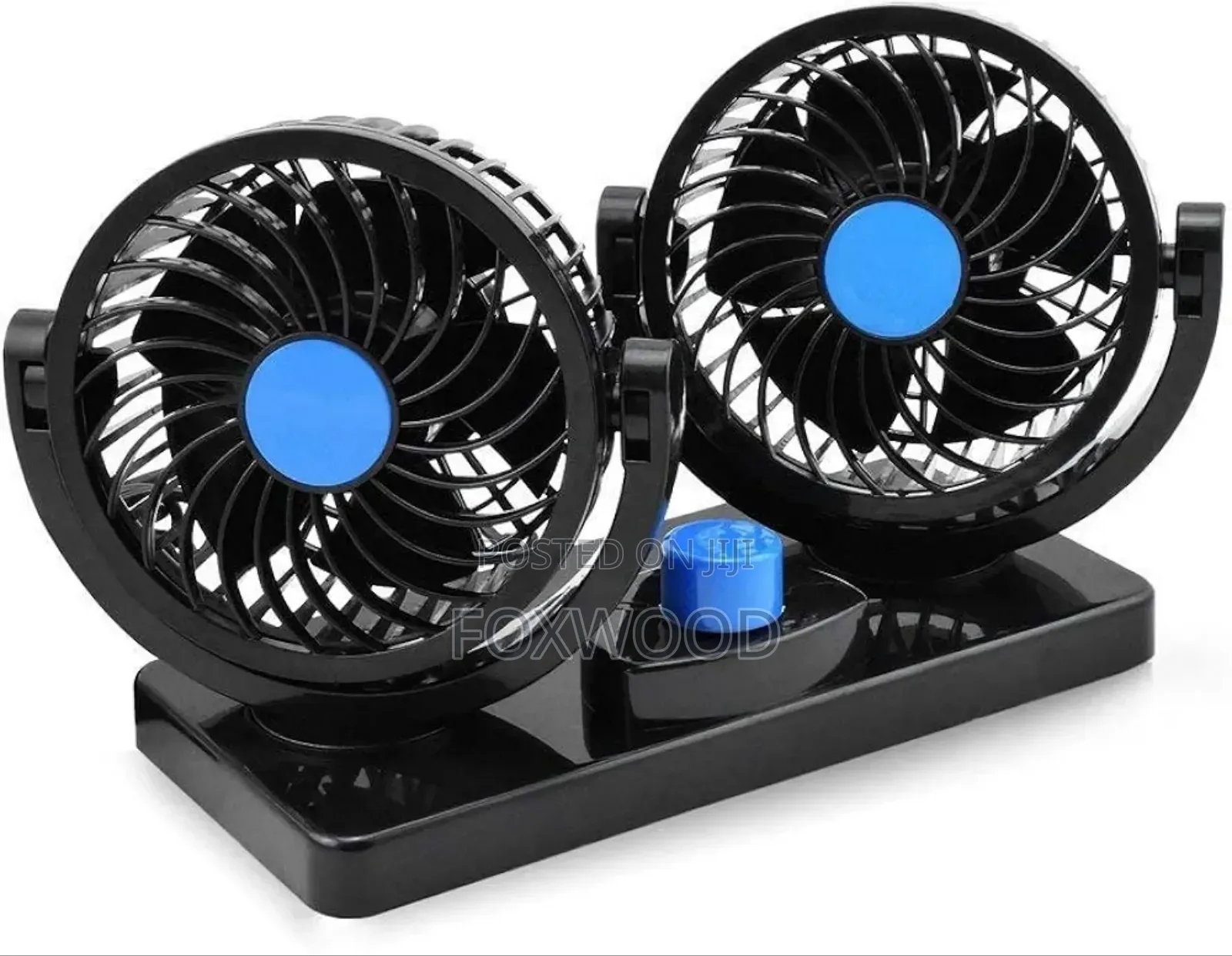 12v Dc Electric Dual-Head Car Cooling Fan.