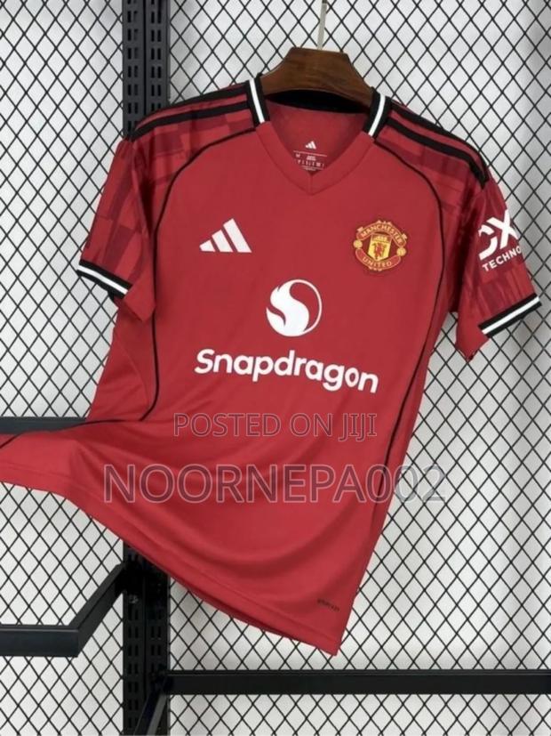 Manchester United Home Kit 2025-2026 Jersey - Unisex Soccer Shirt