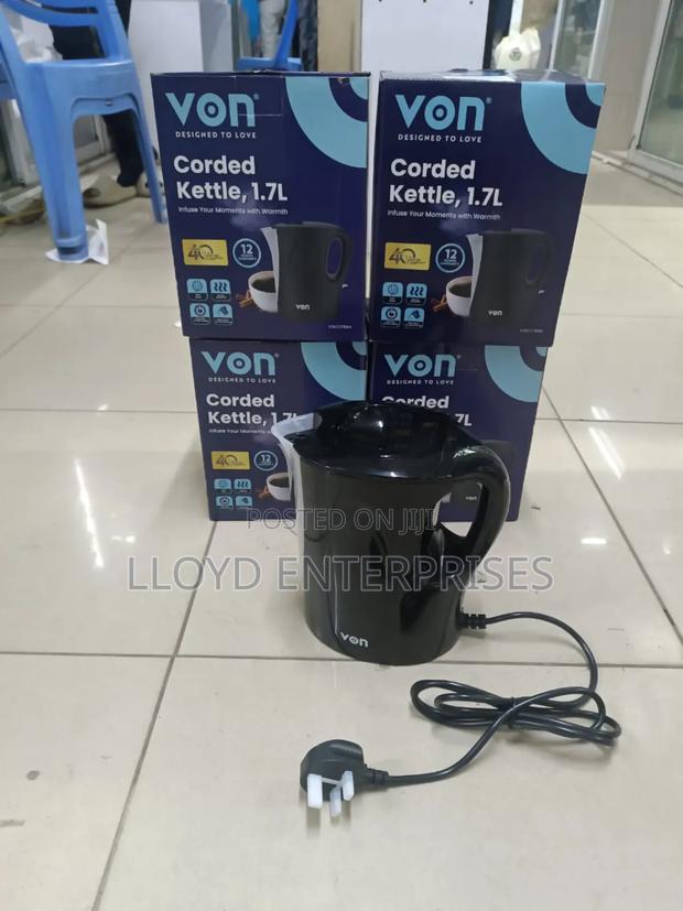 1.7l Corded Von Electric Kettle