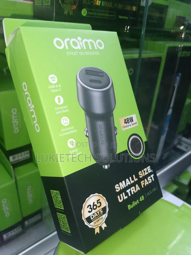 Car Phone Oraimo 48 Watts With Type C to C Cable - main view