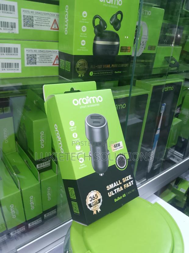 Car Phone Oraimo 48 Watts With Type C to C Cable - thumbnail 2