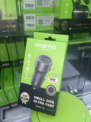 Oraimo Car Phone Charger 48 Watts With Type C Charging Cable