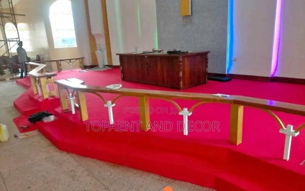 Church Pulpit Soft Texture Wall to Wall Carpet for Comfort and Warmth