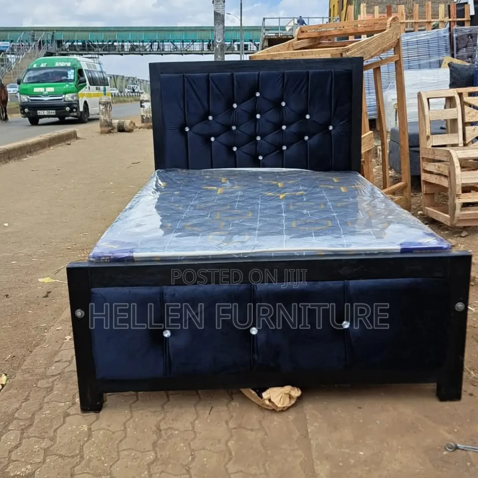 Black  Bed