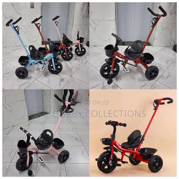 Kids Tricycle With Push Handle – Black Friday Deal