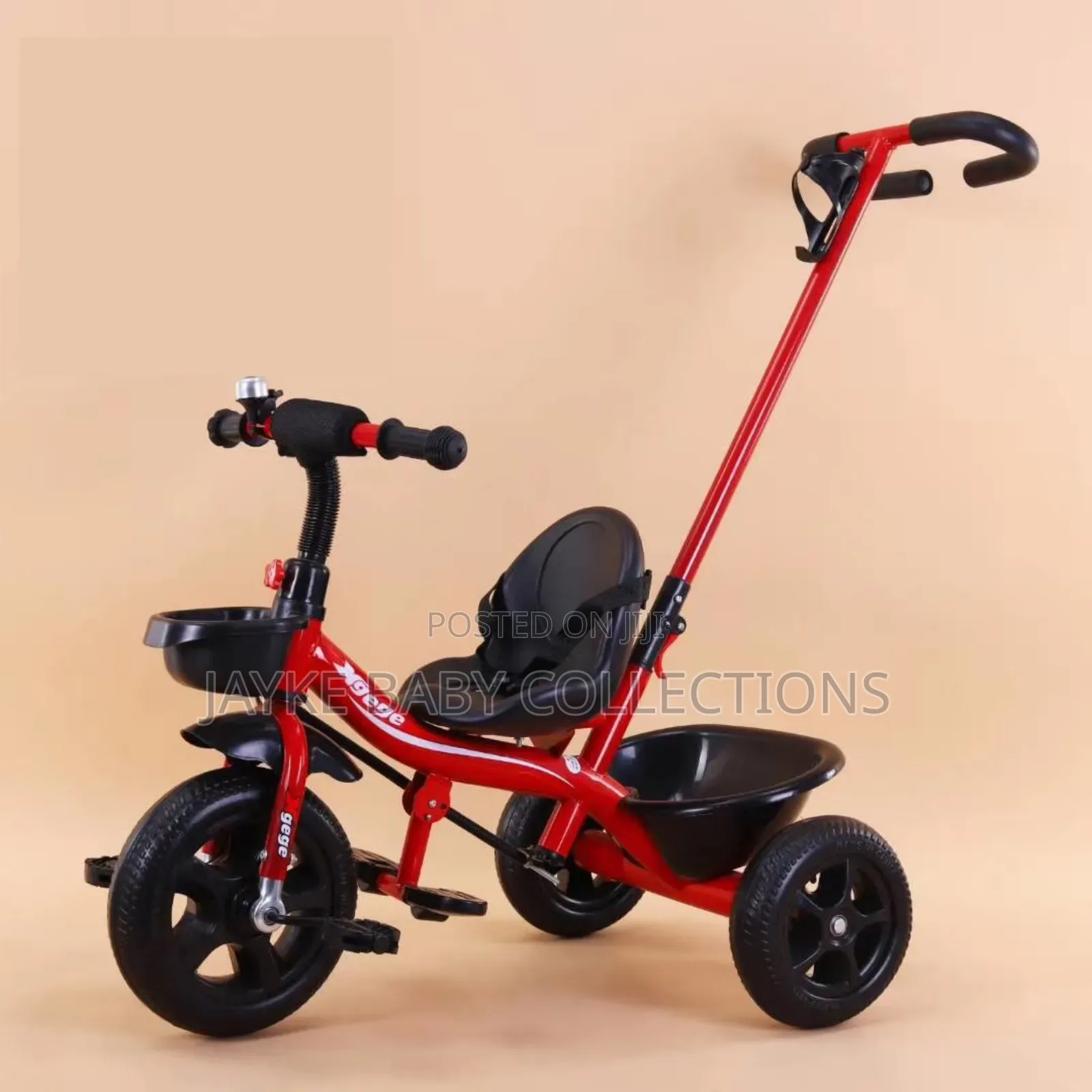 Kids Tricycle With Push Handle – Black Friday Deal