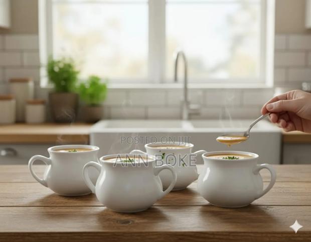 Ceramic Soup Pot Cup With 2 Handles* 
Material:Ceramic - main view