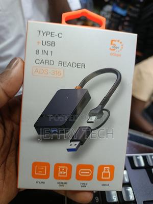 Usb C Usb3.0 Card Reader 8 in Memory Card Reader Adapter for Ms Usb3.0 - thumbnail 2