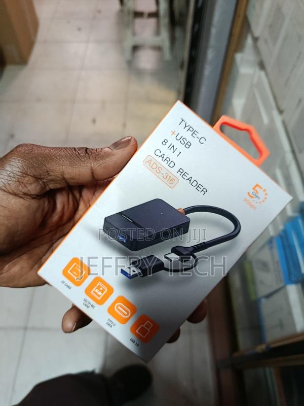 Usb C Usb3.0 Card Reader 8 in Memory Card Reader Adapter for Ms Usb3.0 - thumbnail 3
