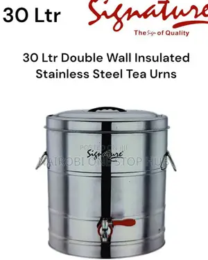 30 LTRS Signature Double Wall Insulated Stainless Steel Tea Urn.
