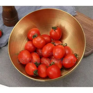 3 Litre Gold Stainless Steel 28cm Ramen Bowlperfect for Seasoning Bowl
