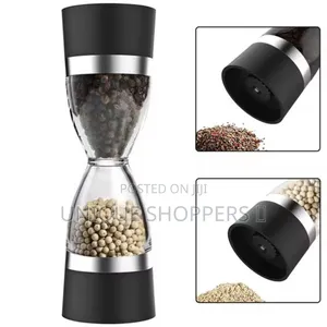 Manually Adjustable Thickness, Hour Glass 2 in 1 Dual Salt Pepper Mie