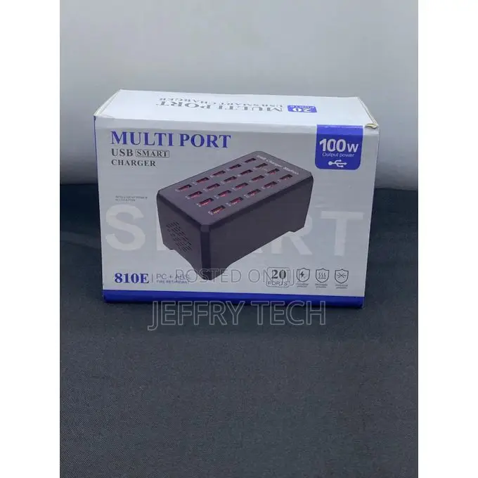 Usb Charger, 20-Port 100w Multi-Port Usb Charging Station, Suitable Fo