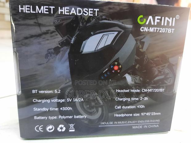 Motorcycle Helmet Headset Bluetooth Intercom.Wireless Fini Cn-Mt7207bt - thumbnail 2