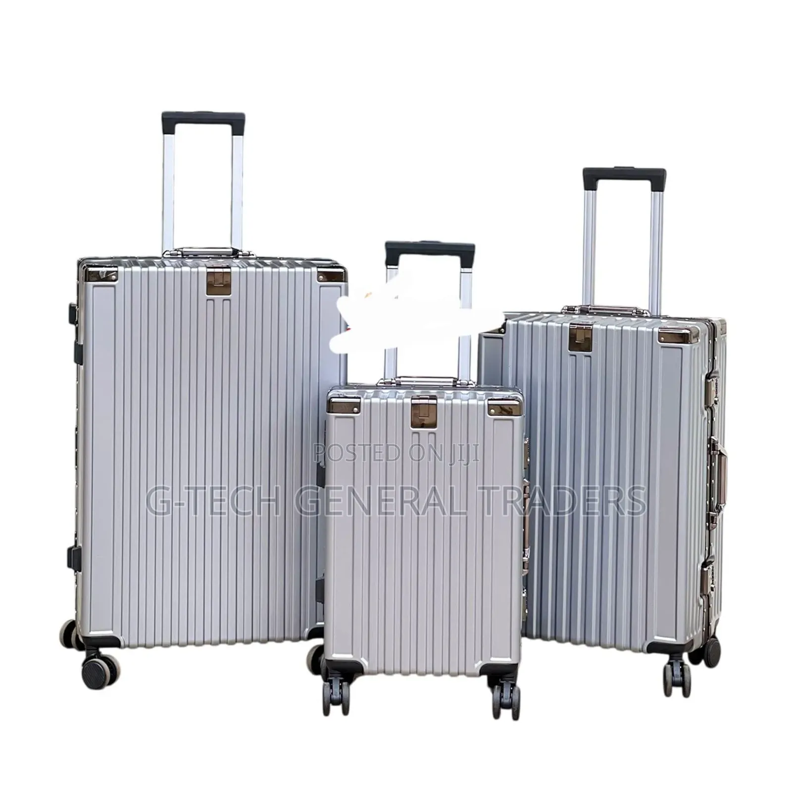 3 In 1 Managerial Aliminium Flame Zippless Suitcase Travel Bag
