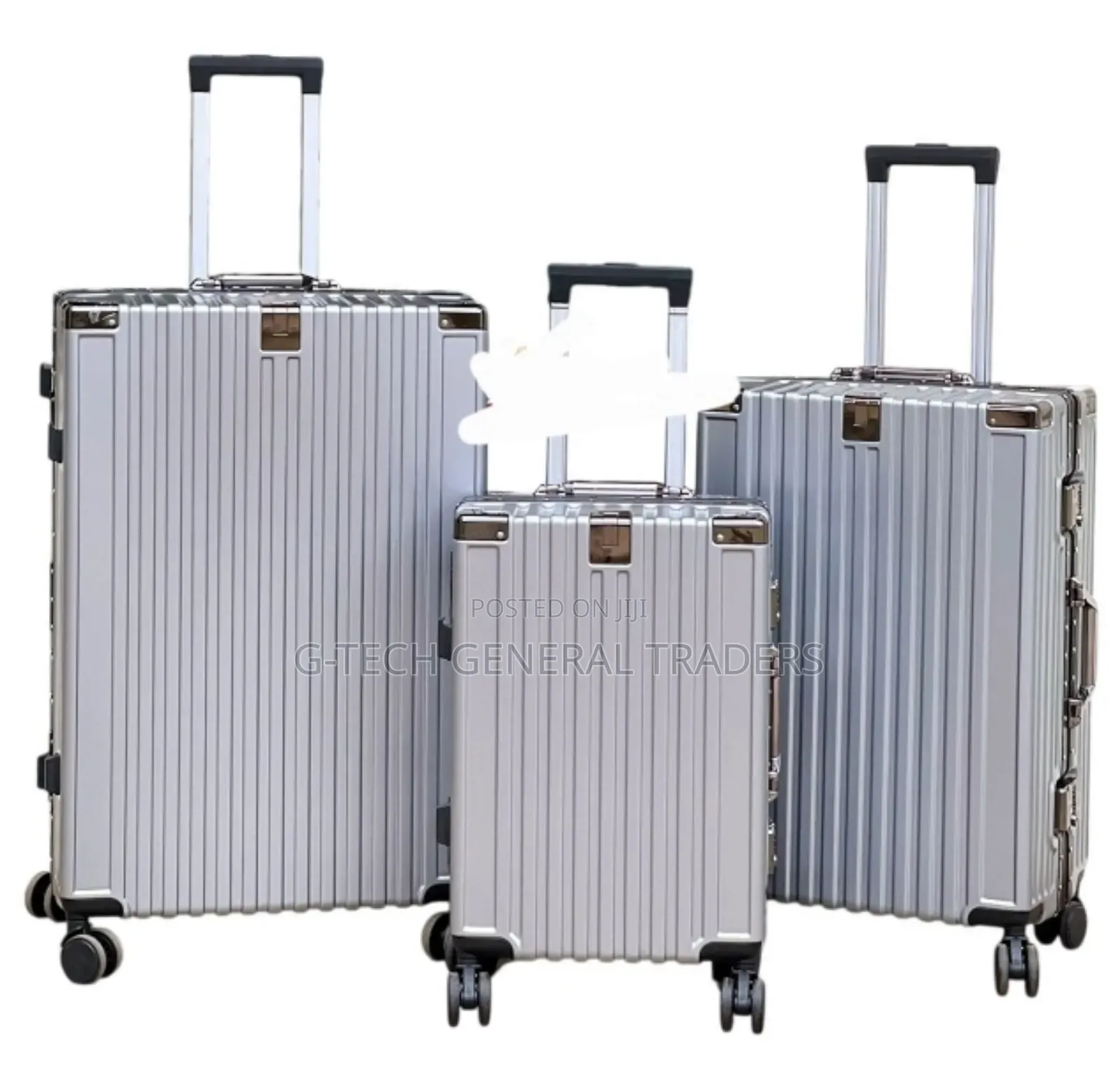 3 In 1 Managerial Aliminium Flame Zippless Suitcase Travel Bag