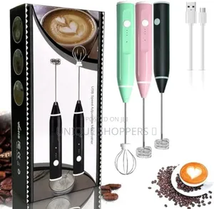*2 In1 Electric Milk Frother, Rechargeable Hand-Held Electric Milk