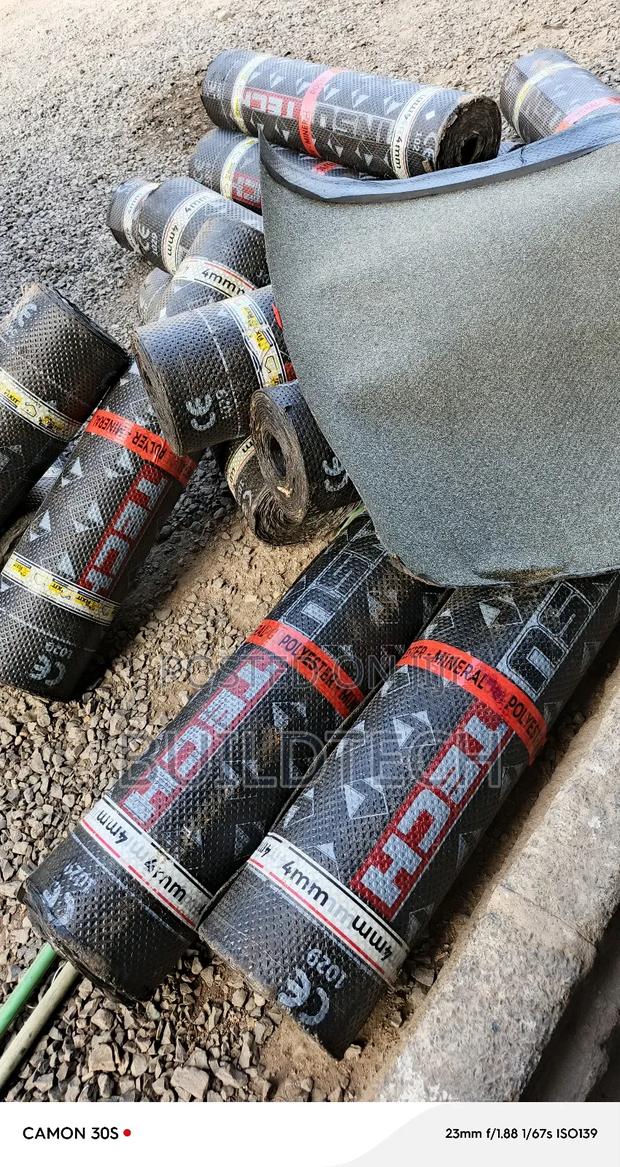 Heat-Bonded App Membrane for Flat Roof Waterproofing