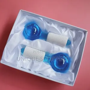 2pcs Ice Globes For Facials Massage Tool Set, Face Roller Cooling Glit
