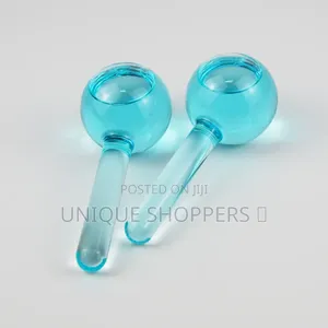 2pcs Ice Globes For Facials Massage Tool Set, Face Roller Cooling Glit