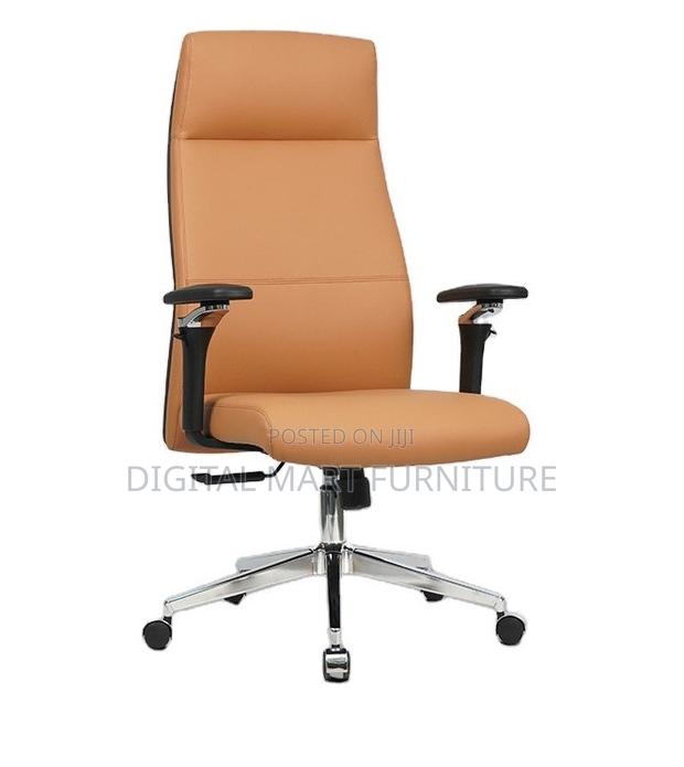 Revolving Pu Leather Manager High Back Chair - thumbnail 2