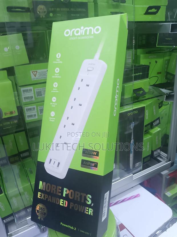 Oraimo Extension Cable With Usb and Type C Port - thumbnail 3