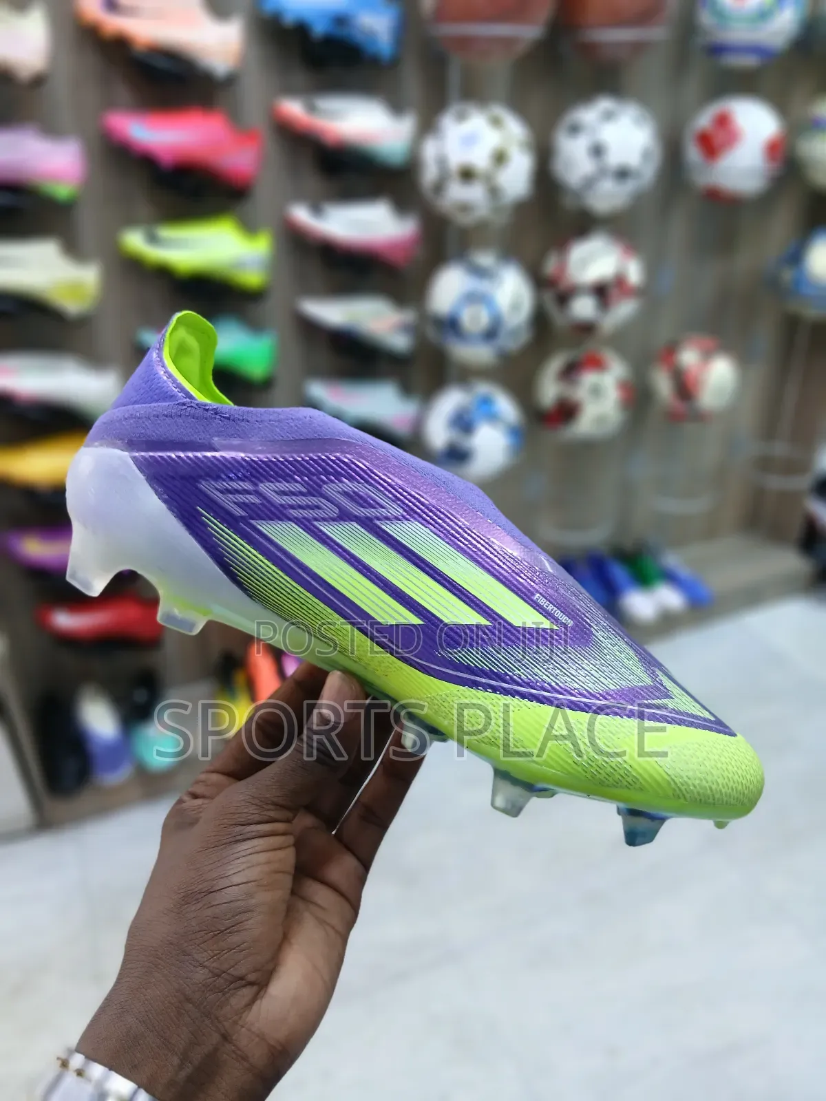 F50 Lucid Lemon Purple Fusion Edition - Football Boots