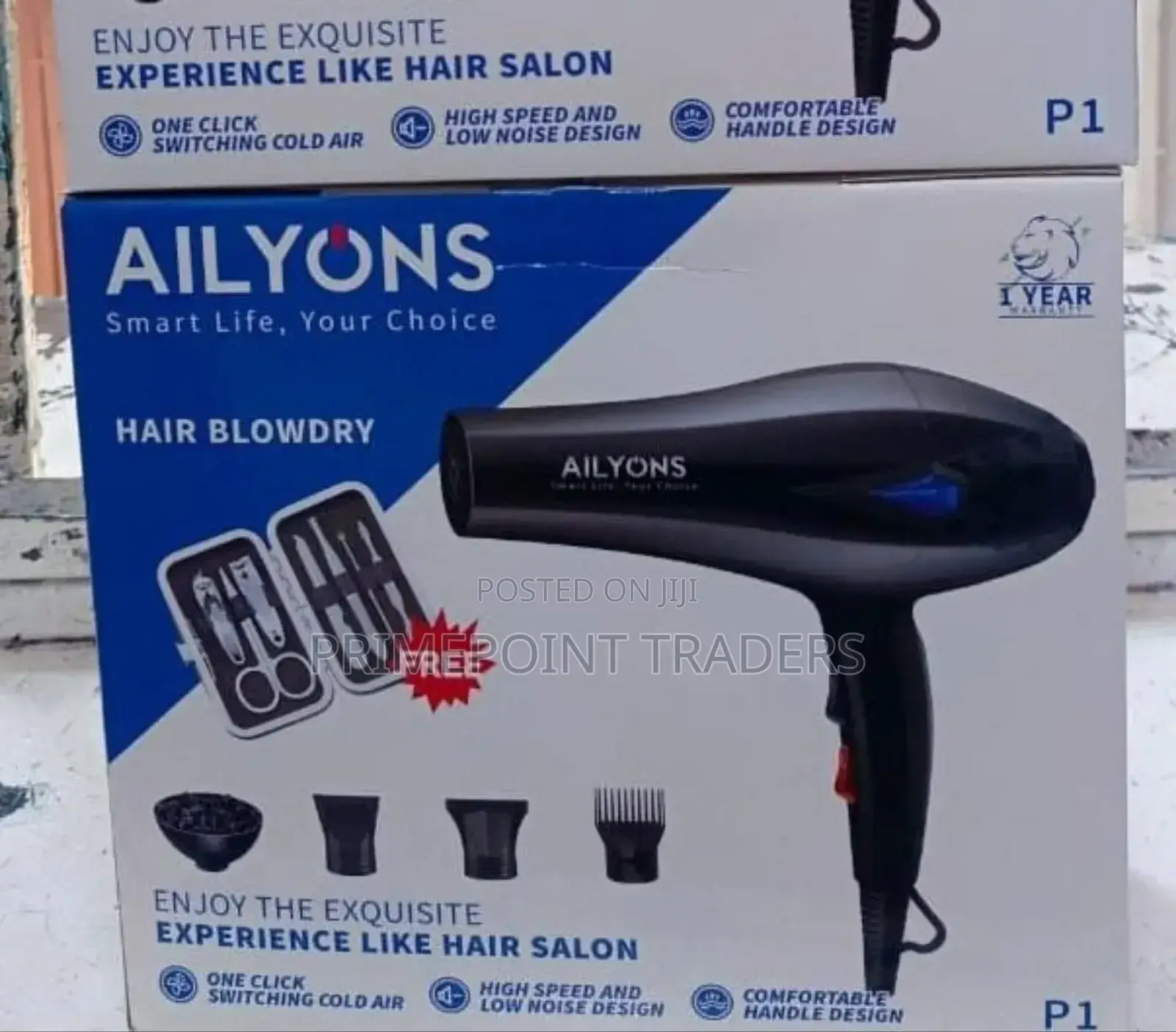 2. Dailyon 3-in-1 Powerful Blowdryer Set