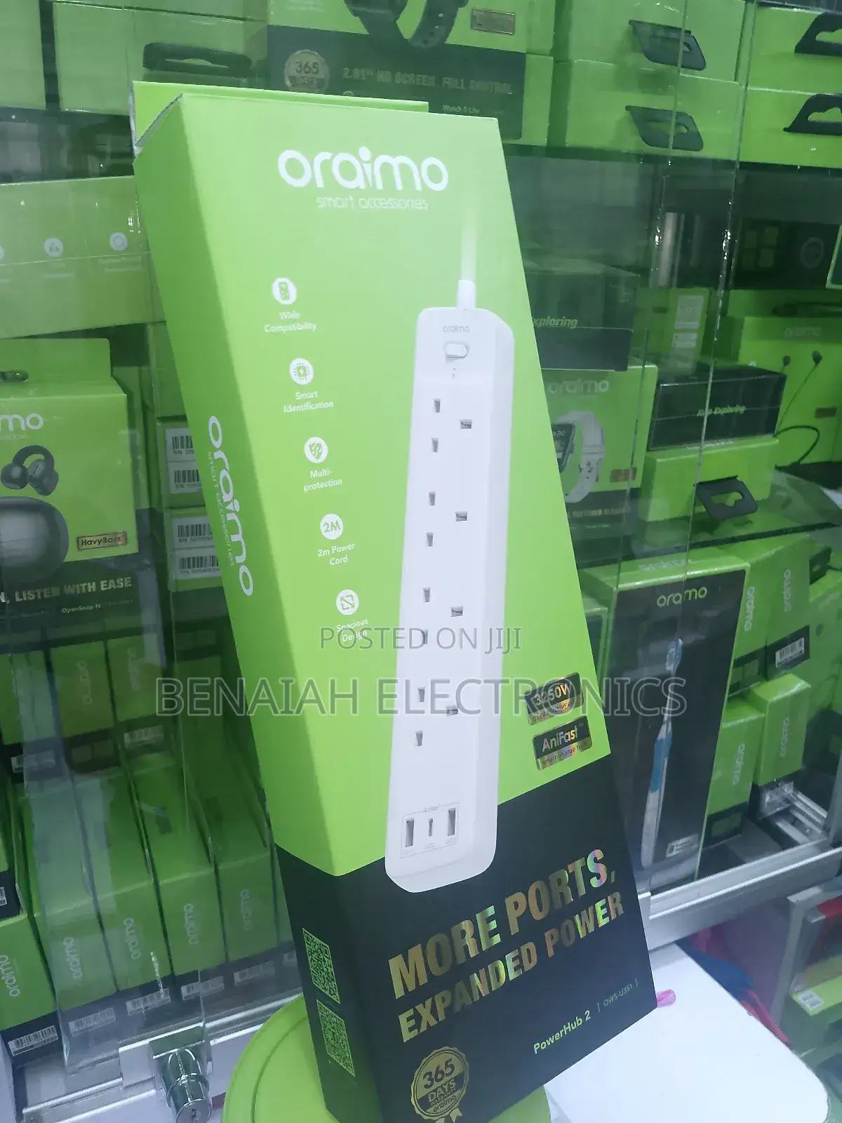 Oraimo Extension Cable Two Meters Usb Type C Ports