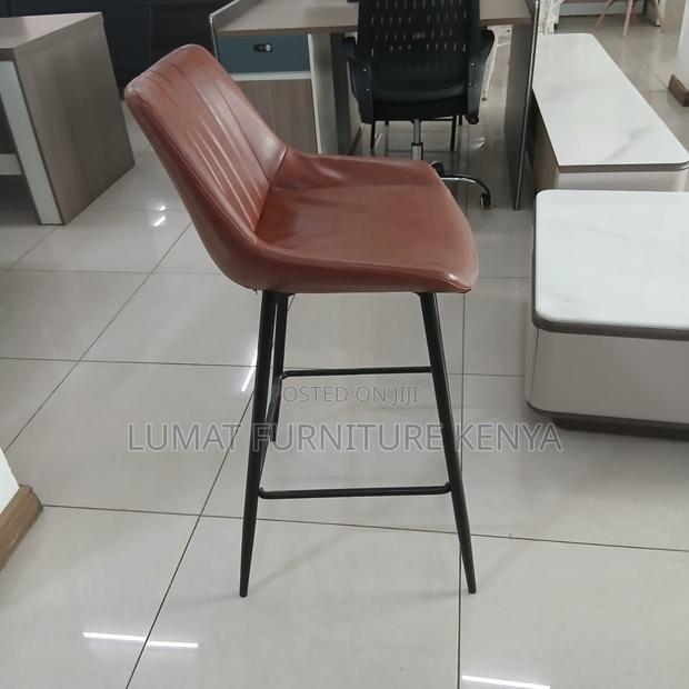 Brown Comfortable Kitchen Stool - thumbnail 2