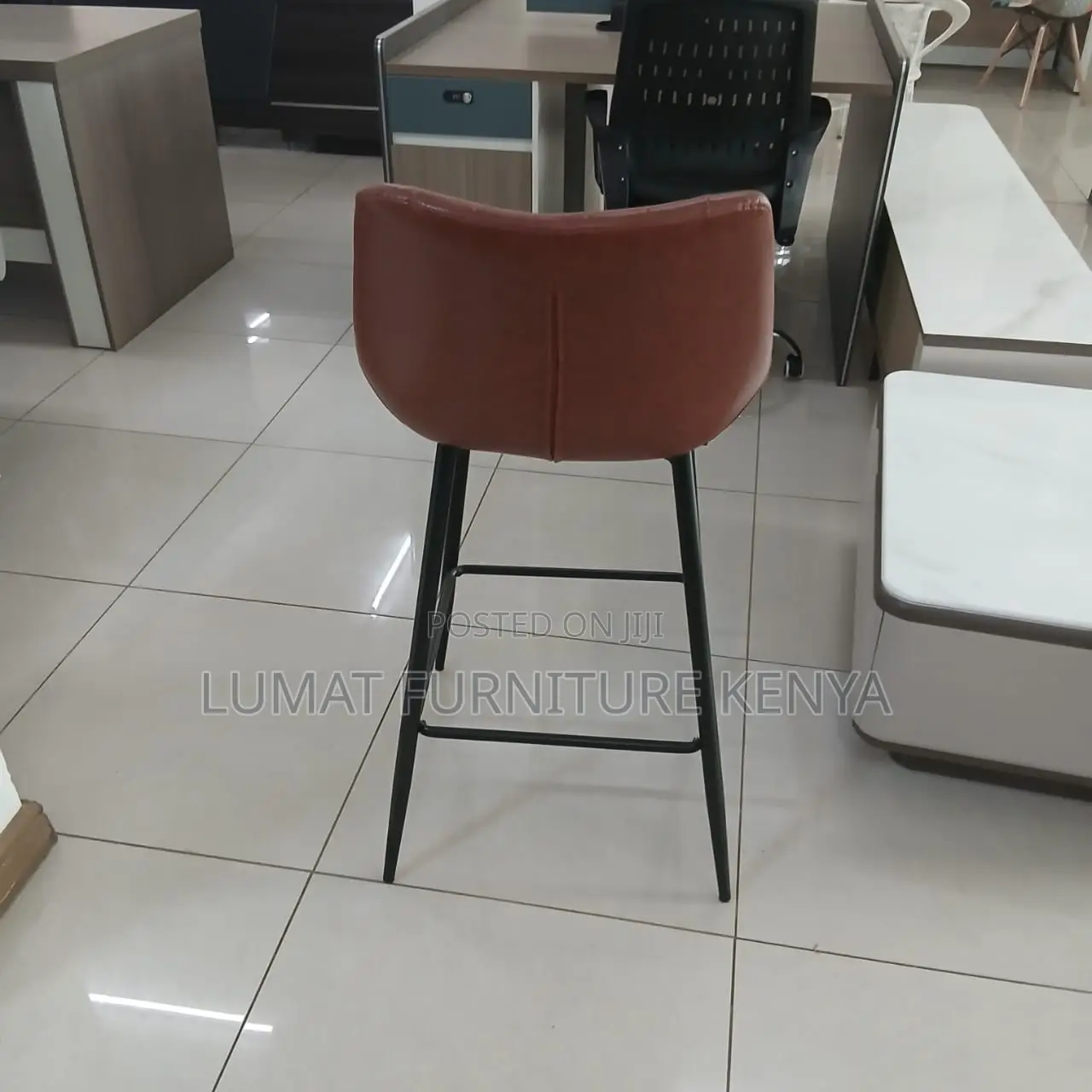 Brown Comfortable Kitchen Stool