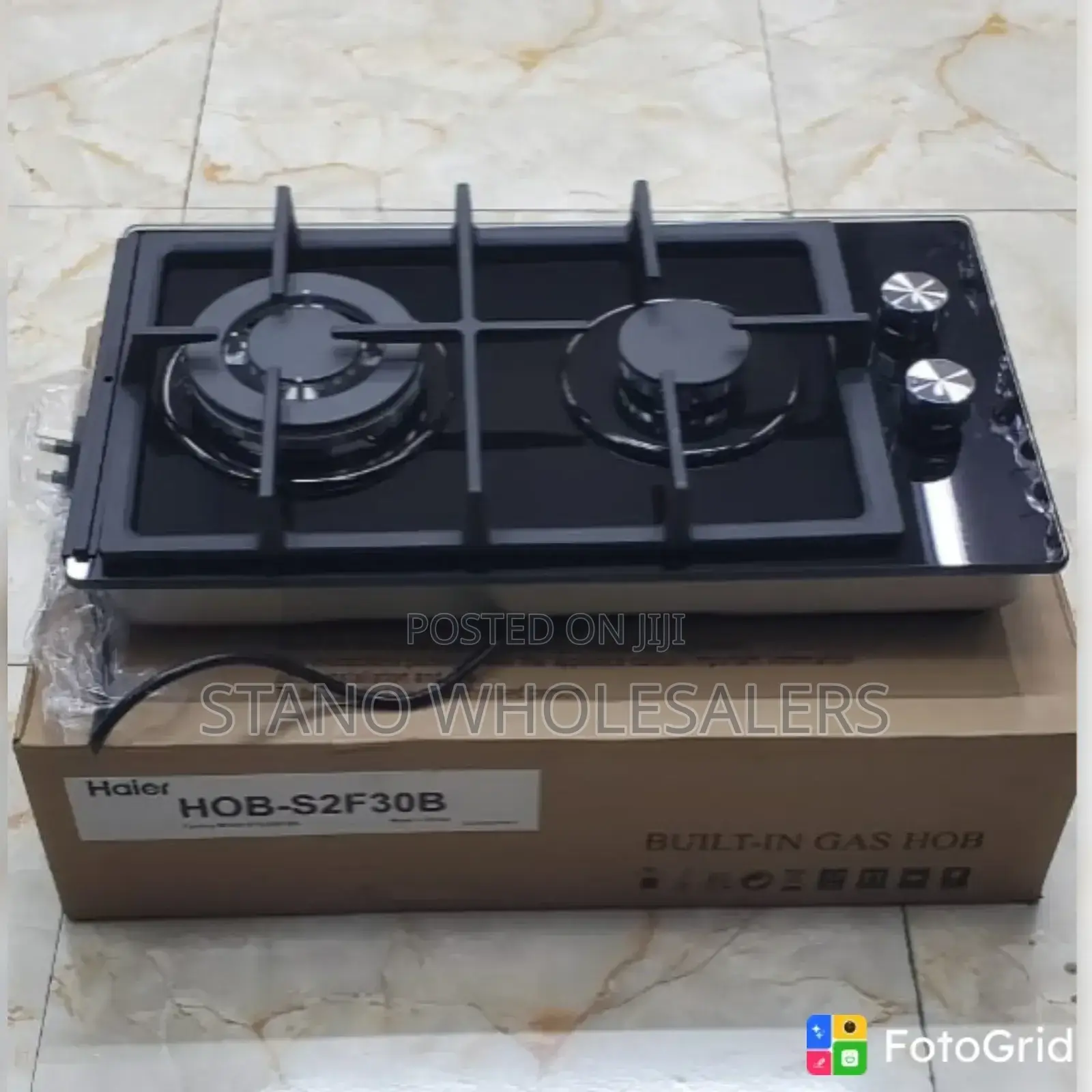 Haier Glass Inbuilt 2 Burner Hob Cooker