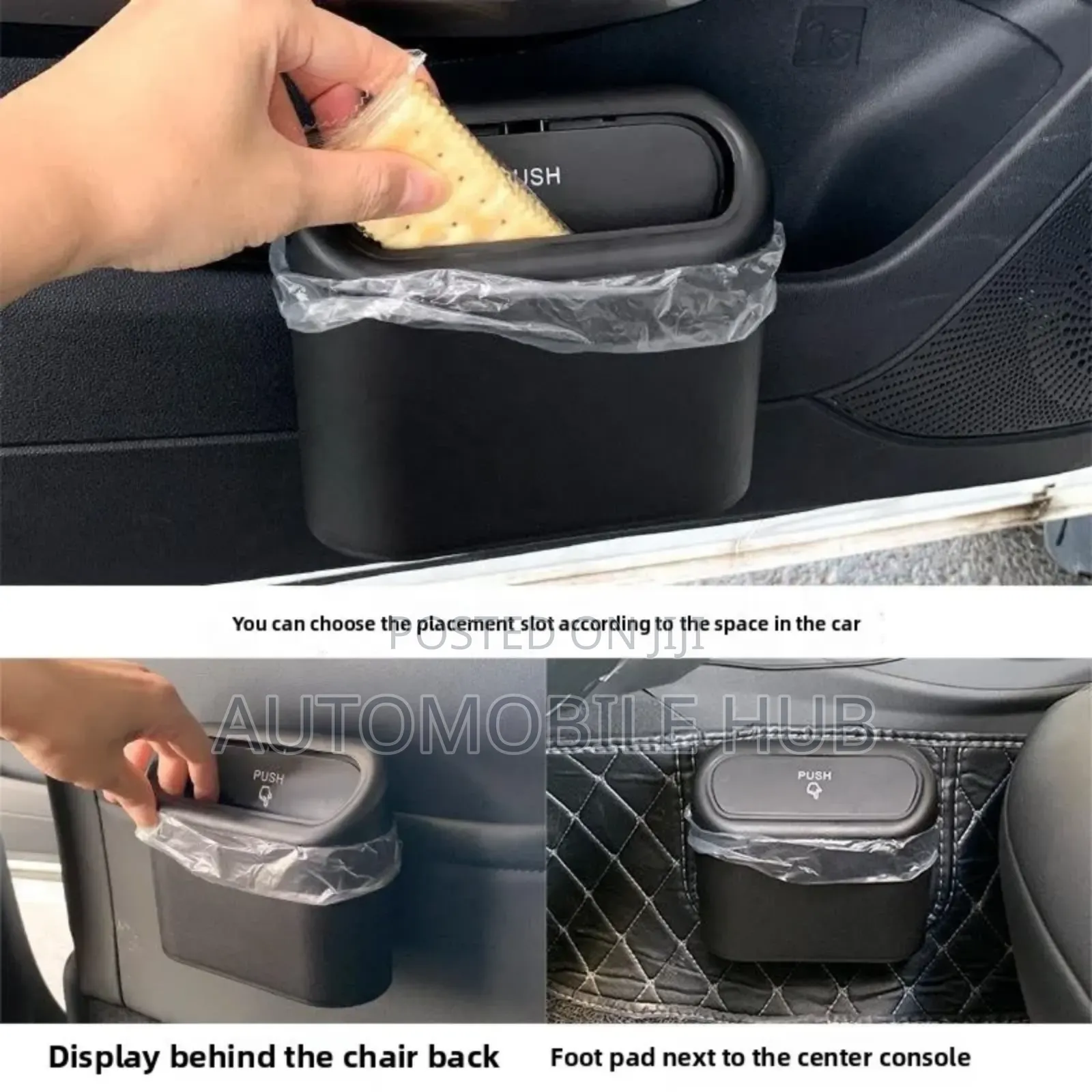 Universal Car Waste Bin – Keep Your Car Tidy Odor-Free