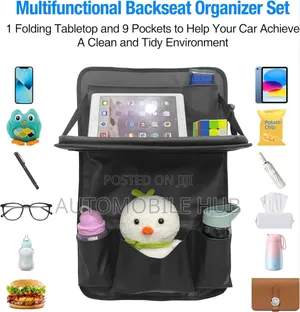 Multi-Purpose Car Back Seat Organiser | Universal Storage Bag