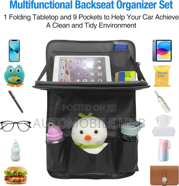 Car Back Seat Organiser Cup Holder | Universal Storage Bag