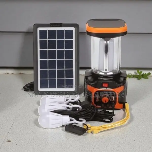 Portable Solar Lighting With Lithium Battery, Mp3 and Fm Radio