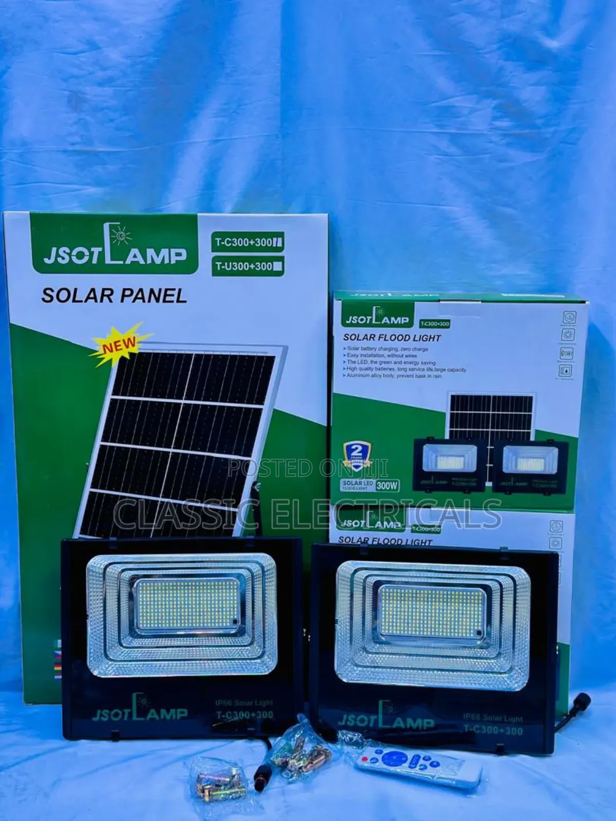 2in1 Double Solar Lights 300watts Available