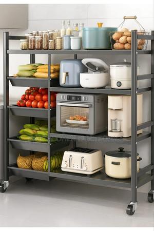 Multifunctional Strong Metallic Kitchen Rack - thumbnail 2