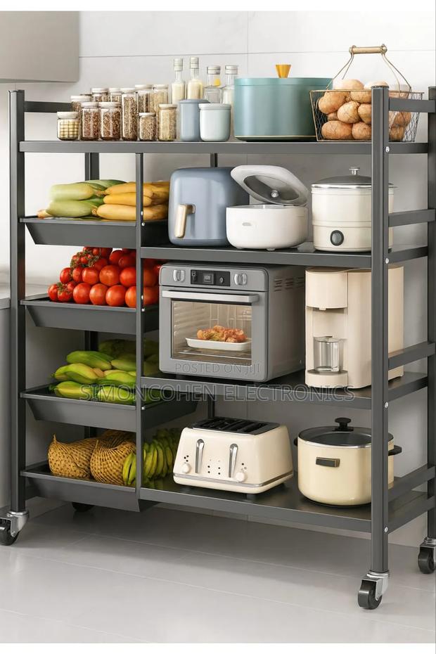 Multifunctional Strong Metallic Kitchen Rack - main view