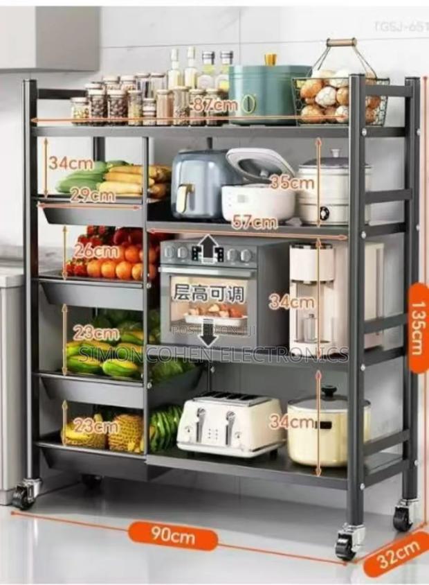 Multifunctional Strong Metallic Kitchen Rack - thumbnail 3