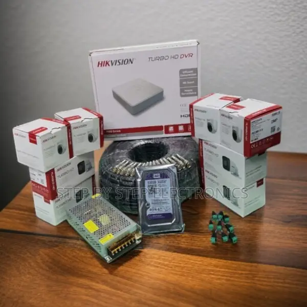 8 Hikvision 2mp Full Kit With Easy Smartphone Access , 1 Year Warranty