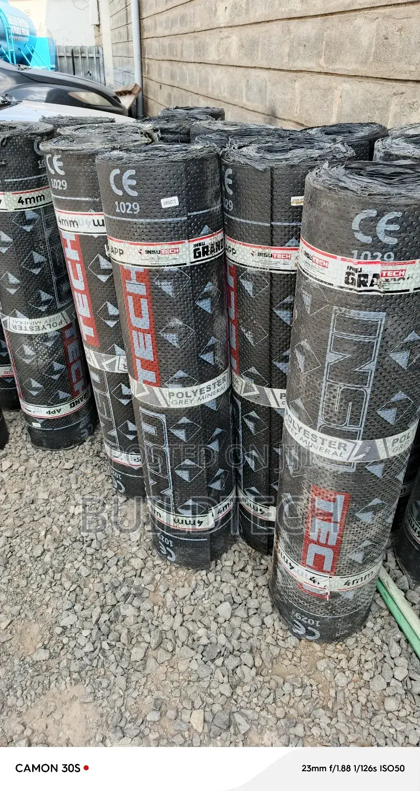 Heat Bonded 4mm App Waterproof Bitumen Membrane