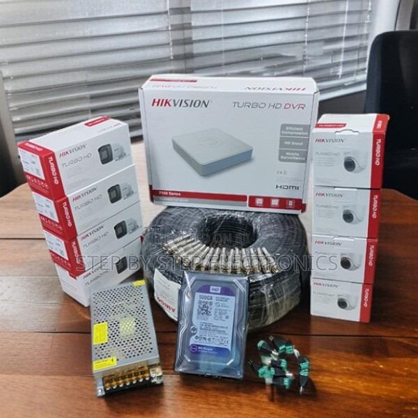 8 Hikvision 1080p CCTV Cameras Kit With Motion Detection and Live View