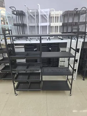 Multifunctional Strong Metallic Kitchen Rack With Removable Baskets