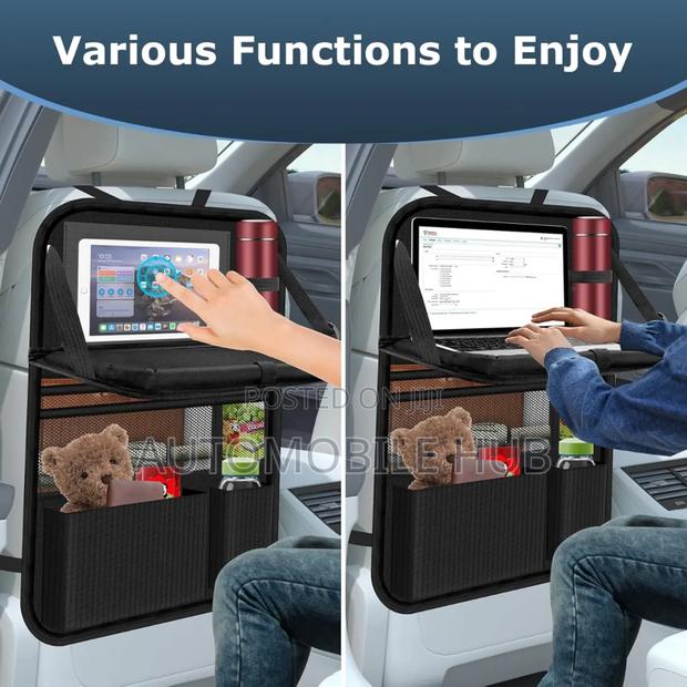 Universal Car Back Organiser – Waterproof Multi-Pocket Storage