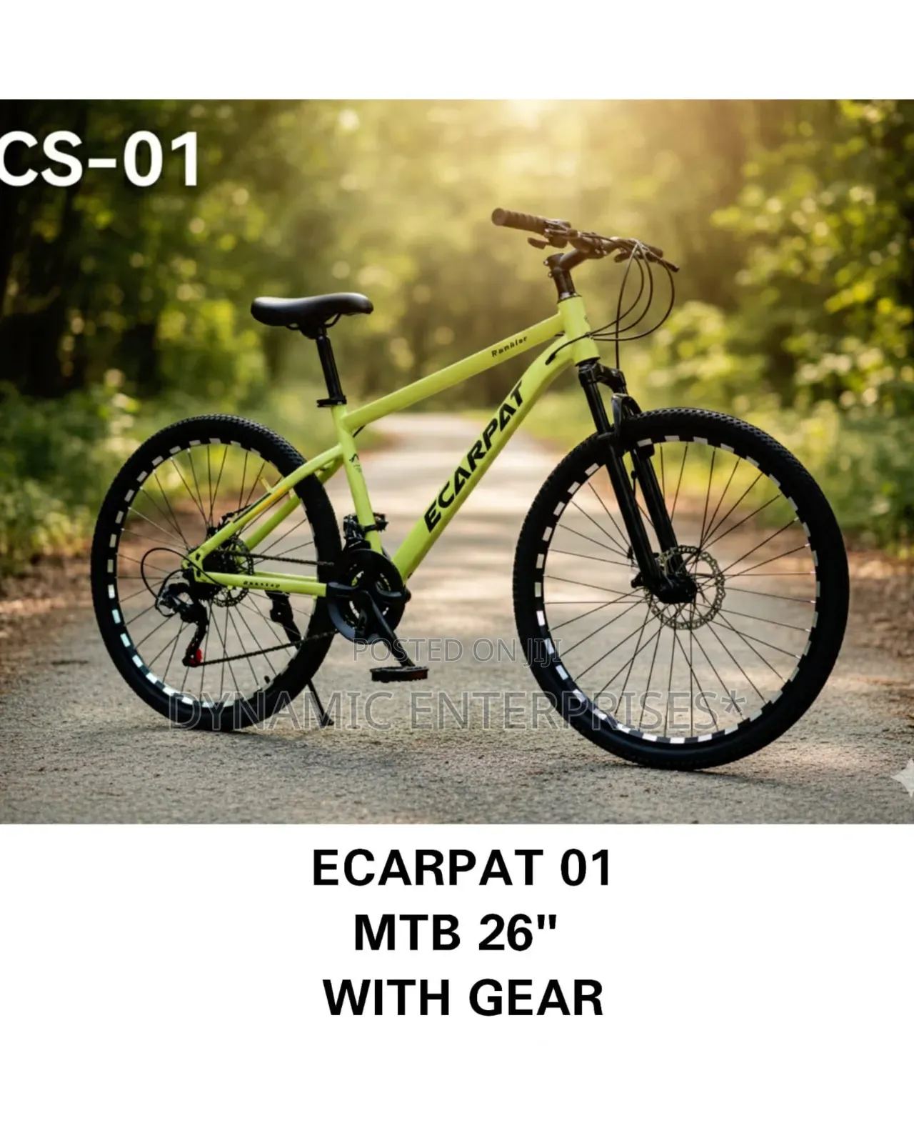 Ecarpat 01 MTB 26" Mountain Bike With Gear