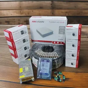 8 Hikvision 2mp CCTV Kit With Infrared Leds and Remote Smartphone View