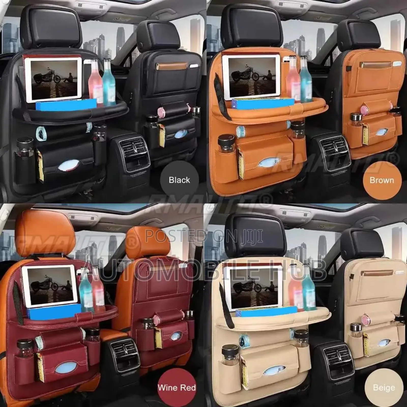 Universal Car Back Organiser – Premium Waterproof Storage for Cars