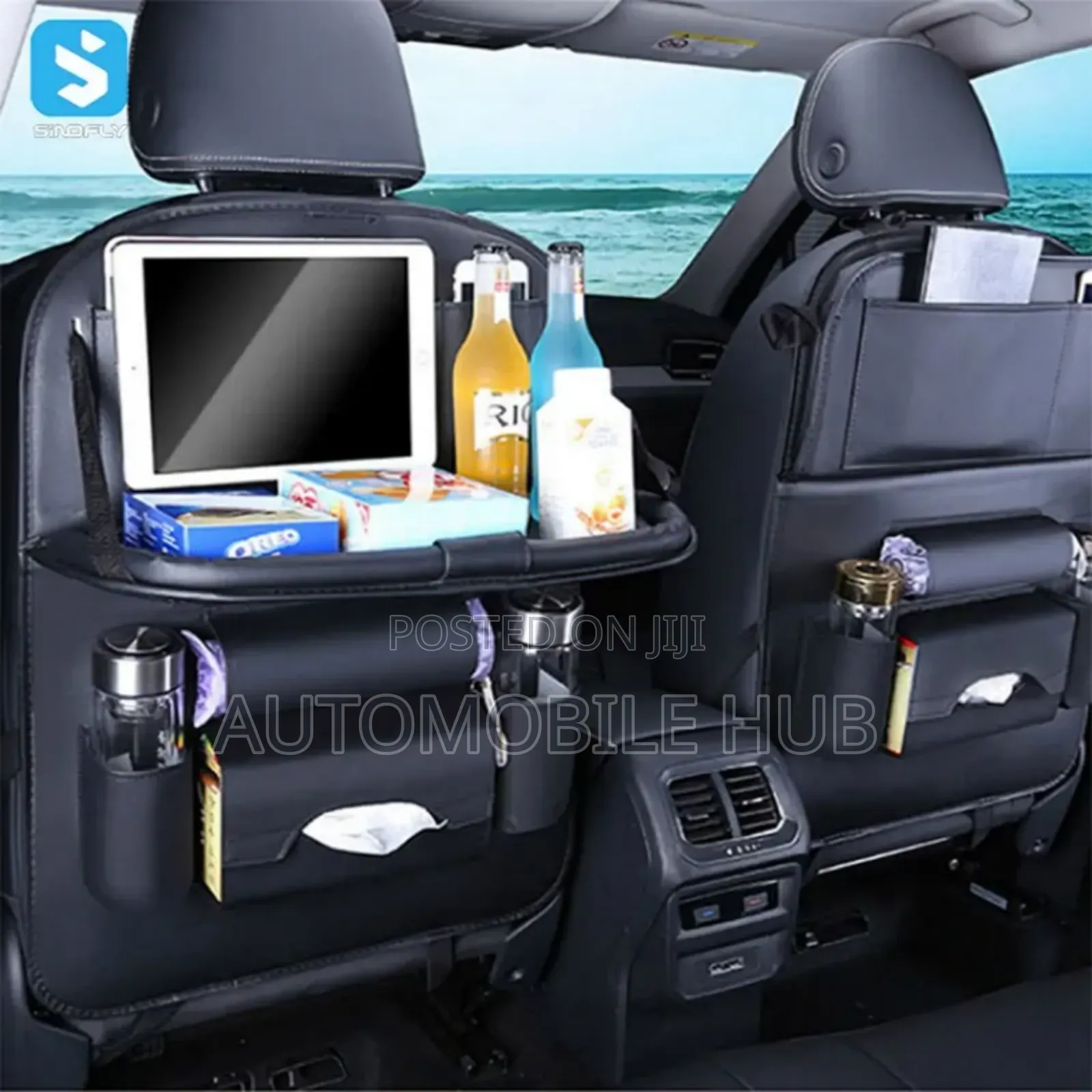 Premium Multi-purpose Car Back Seat Organiser Waterproof Universal Fit
