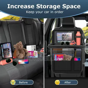 Premium Multi-purpose Car Back Seat Organiser Waterproof Universal Fit